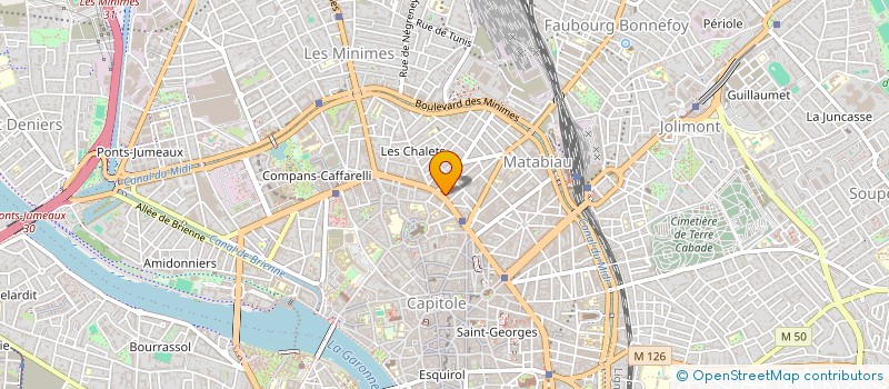 localisation de l'entreprise GEOTREND à TOULOUSE