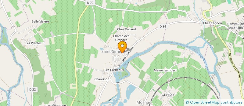 localisation de l'entreprise GEOTYCOON  MOSNAC-SAINT-SIMEUX