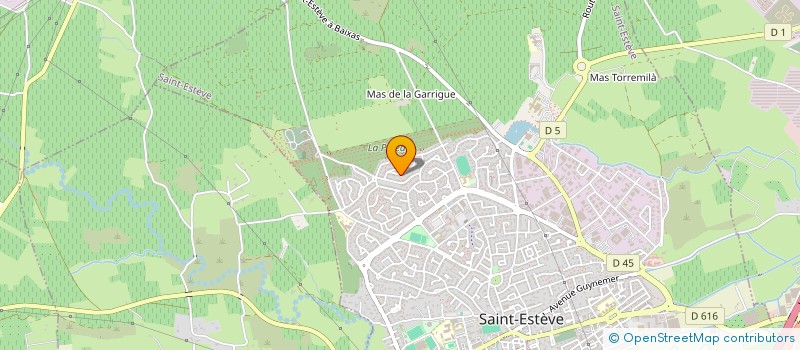 localisation de l'entreprise GEOTYME  SAINT-ESTEVE