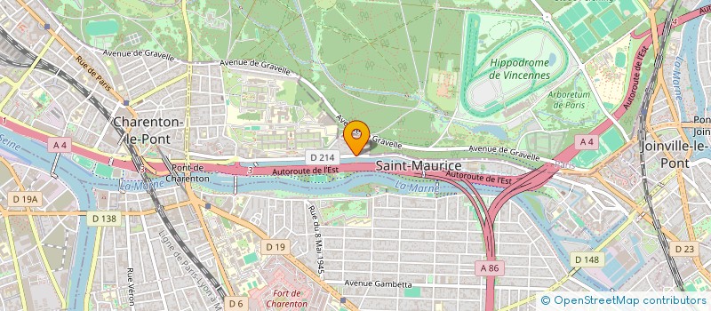 localisation de l'entreprise GEOULA 770 à SAINT-MAURICE