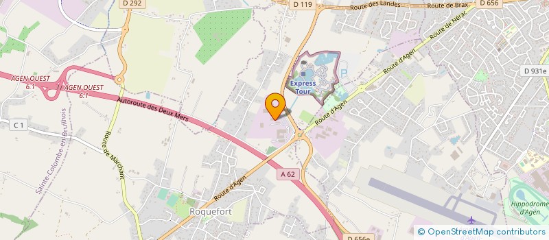 localisation de l'entreprise GEOVIS à PAU