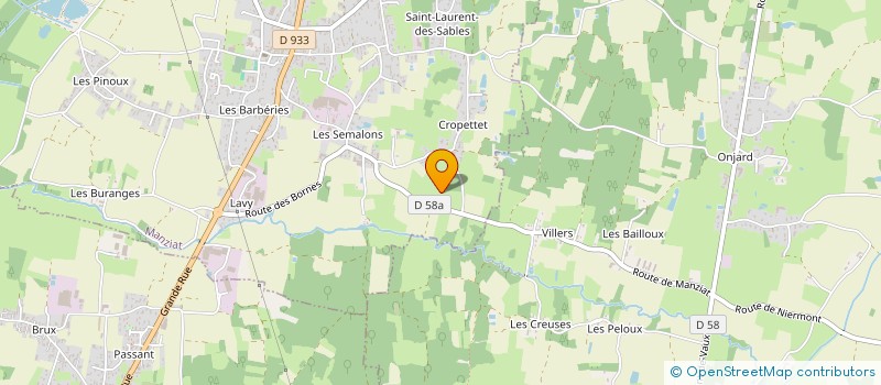 localisation de l'entreprise GEOX  VESINES