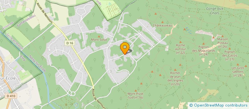 localisation de l'entreprise GEOXIA à NOISY-SUR-ECOLE