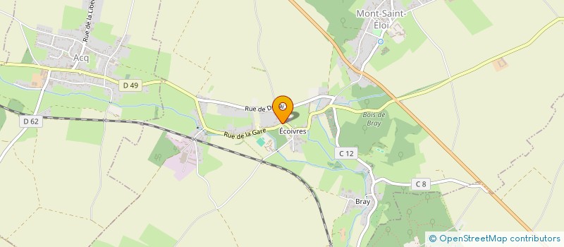 localisation de l'entreprise GEOXIS ENERGETIC  MONT-SAINT-ELOI