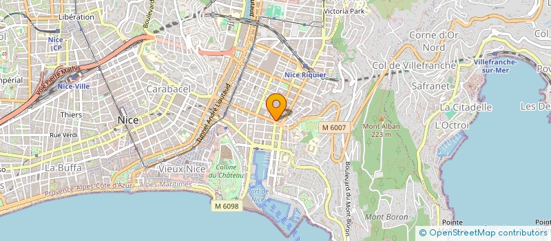 localisation de l'entreprise GEOZ CONSULTING à NICE