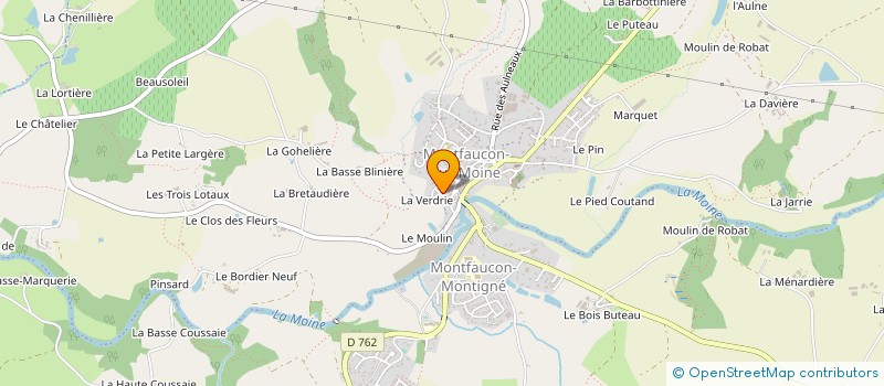 localisation de l'entreprise GEP à SEVREMOINE