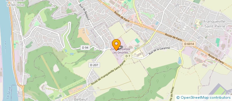 localisation de l'entreprise GEP ELECTRICITE à BELBEUF