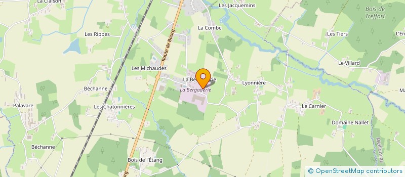 localisation de l'entreprise GEP IMMO  SAINT-ETIENNE-DU-BOIS