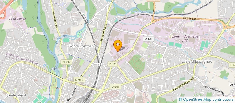 localisation de l'entreprise GEPAH 2 à GOND-PONTOUVRE