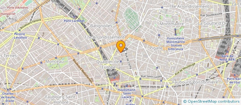 localisation de l'entreprise GEPARC à PARIS