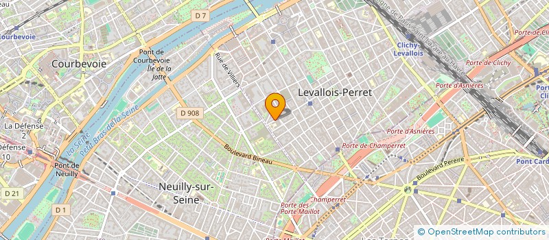 localisation de l'entreprise GEPARIM à LEVALLOIS-PERRET