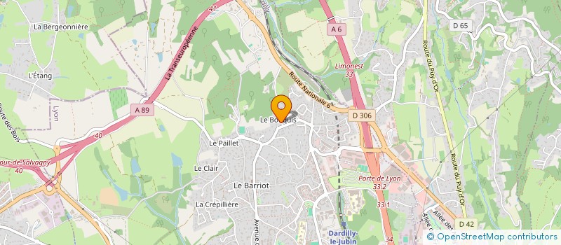 localisation de l'entreprise GEPAT  DARDILLY