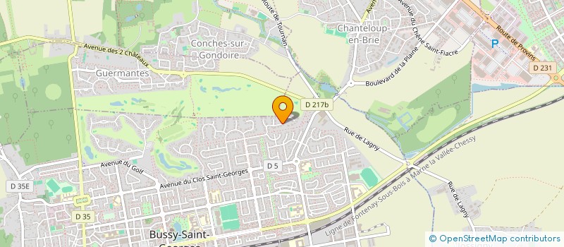 localisation de l'entreprise GEPC  BUSSY-SAINT-GEORGES