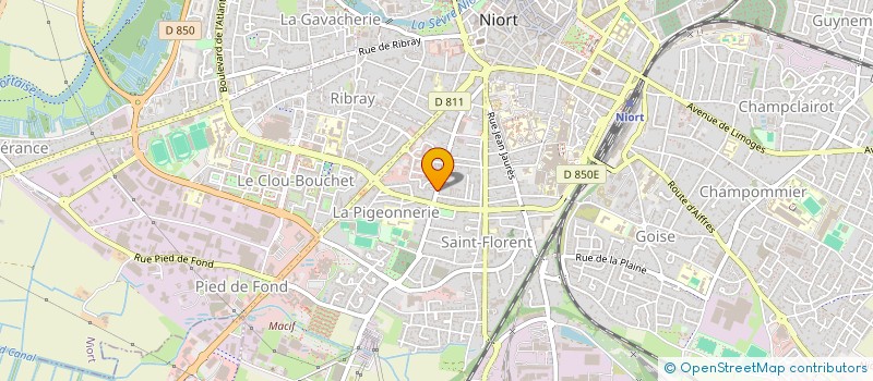 localisation de l'entreprise GEPE à NIORT