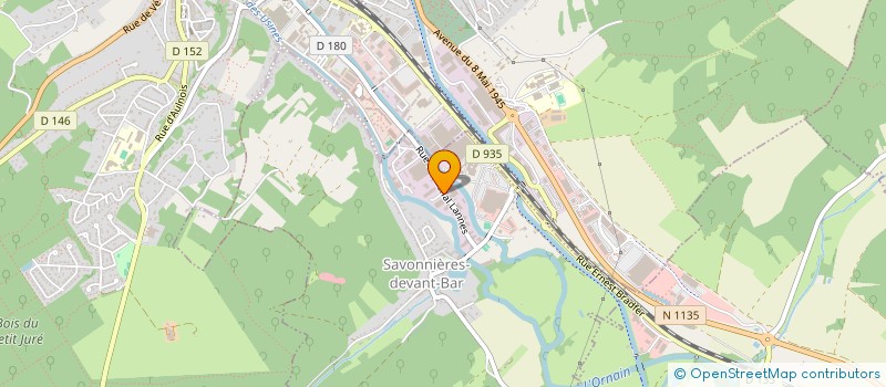 localisation de l'entreprise GEPELEC à SAVONNIERES-DEVANT-BAR