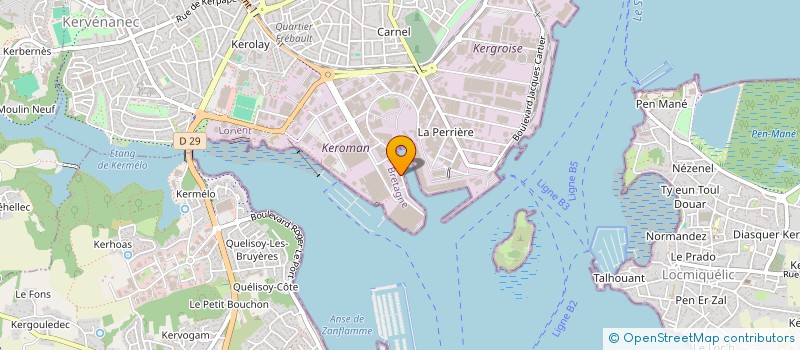 localisation de l'entreprise GEPETO à LORIENT