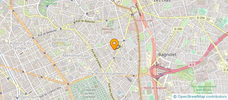 localisation de l'entreprise GEPETTO à PARIS