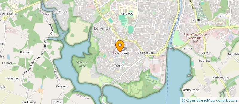 localisation de l'entreprise GEPETTO à VANNES