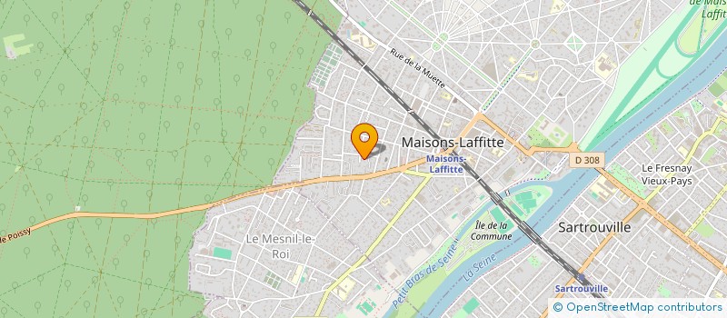 localisation de l'entreprise GEPHI CAPITAL à MAISONS-LAFFITTE
