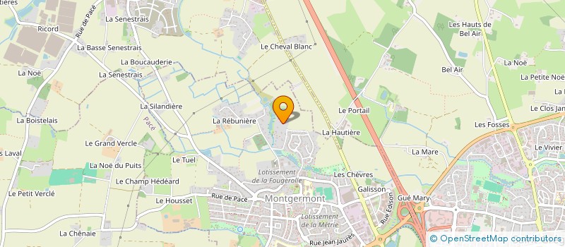 localisation de l'entreprise GEPI à MONTGERMONT