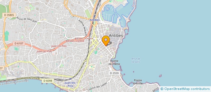 localisation de l'entreprise GEPI INTERNATIONAL SOPHIA ANTIPOLIS à ANTIBES