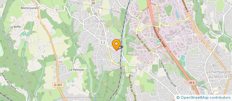 localisation de l'entreprise GEPIC  DARDILLY