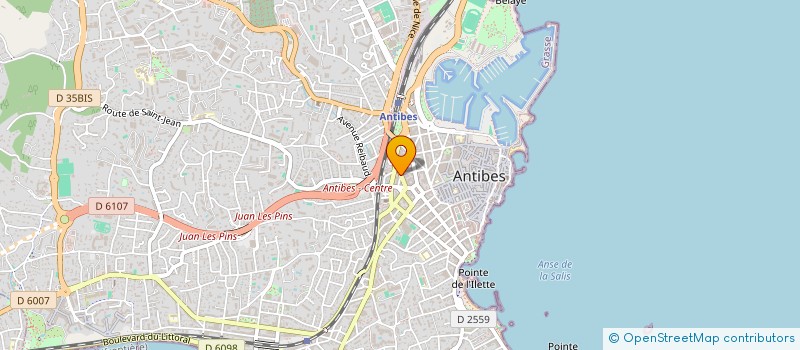 localisation de l'entreprise GEPIERRE à ANTIBES