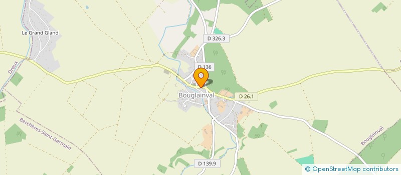 localisation de l'entreprise GEPIJE à BOUGLAINVAL