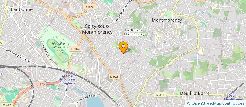 localisation de l'entreprise GEPIMATIC  SOISY-SOUS-MONTMORENCY