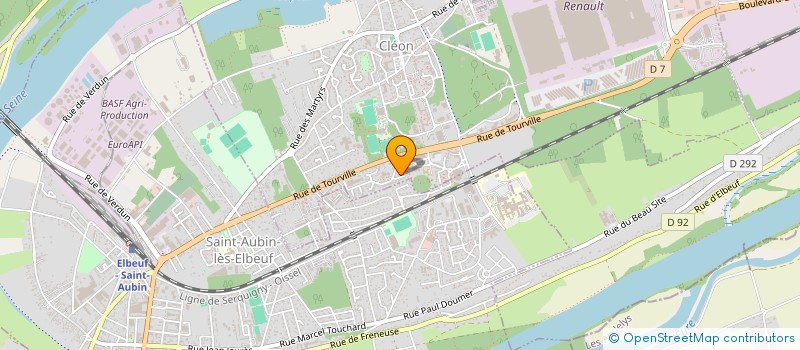 localisation de l'entreprise GEPINVEST  SAINT-ETIENNE-DU-ROUVRAY