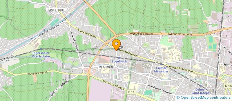 localisation de l'entreprise GEPIX  WINTZENHEIM