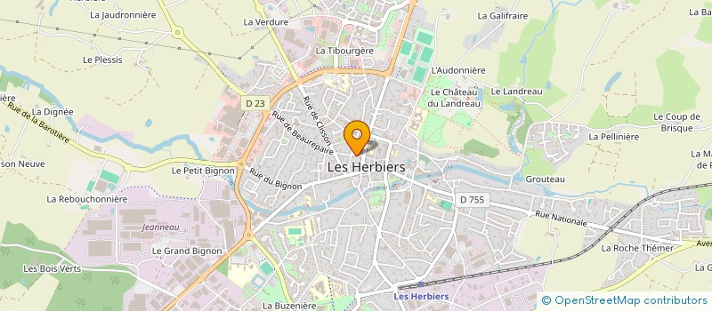 localisation de l'entreprise GEPL à LES HERBIERS