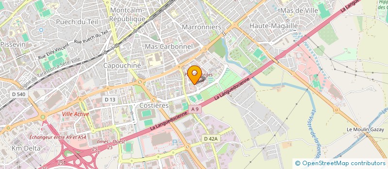 localisation de l'entreprise GEPL TECH  NIMES