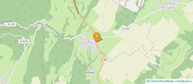 localisation de l'entreprise GEPLD à ORSANS