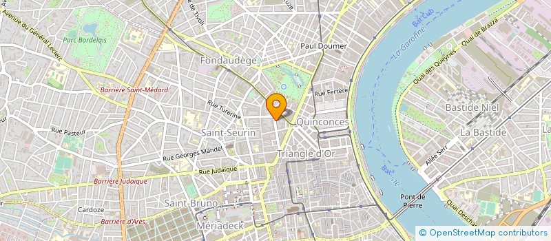 localisation de l'entreprise GEPRIMA  BORDEAUX