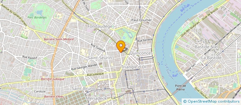 localisation de l'entreprise GEPRIMA PROMOTION SARL à BORDEAUX
