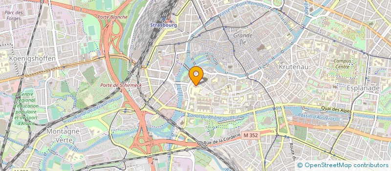 localisation de l'entreprise GEPROMED à STRASBOURG