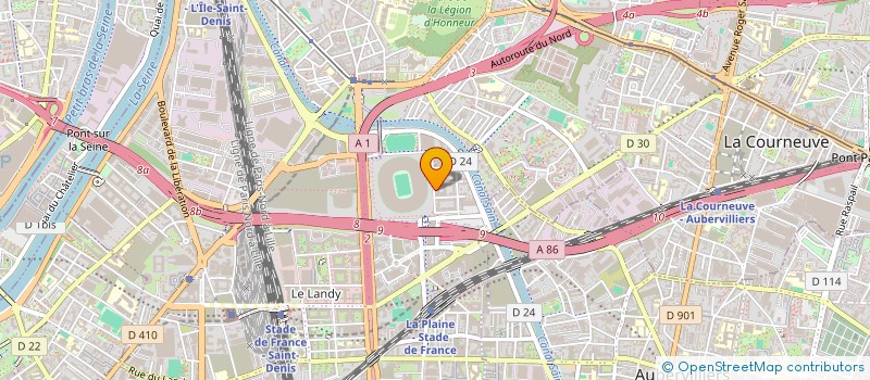 localisation de l'entreprise GEPSA COFELY à SAINT-DENIS