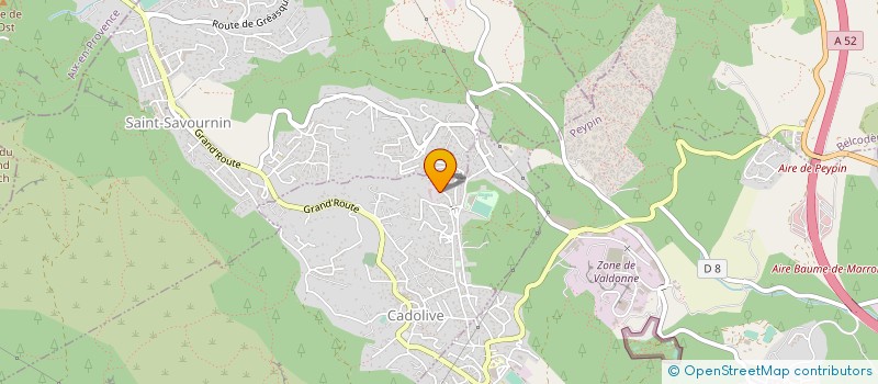 localisation de l'entreprise GEQAS  CADOLIVE