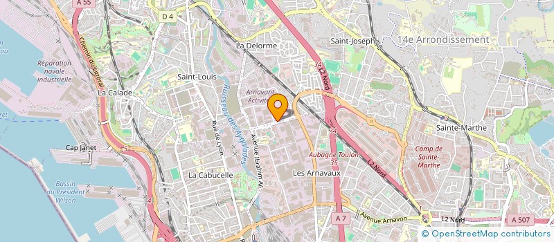 localisation de l'entreprise GER ALU à MARSEILLE