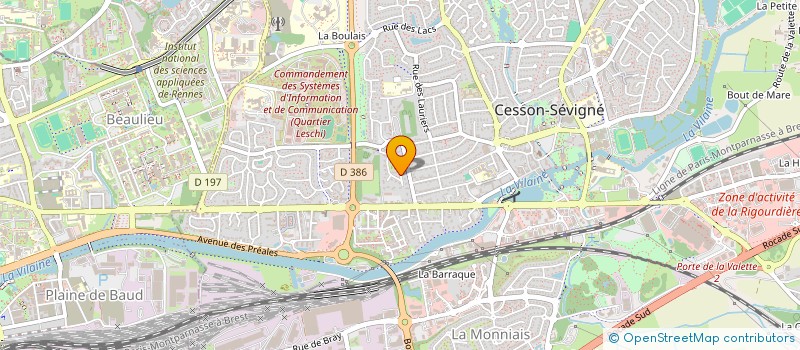 localisation de l'entreprise GER'HOME  CESSON-SEVIGNE