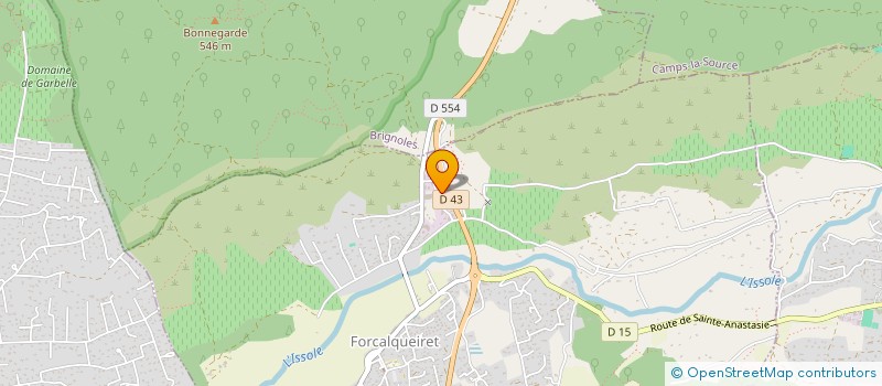 localisation de l'entreprise GERA LUD  FORCALQUEIRET