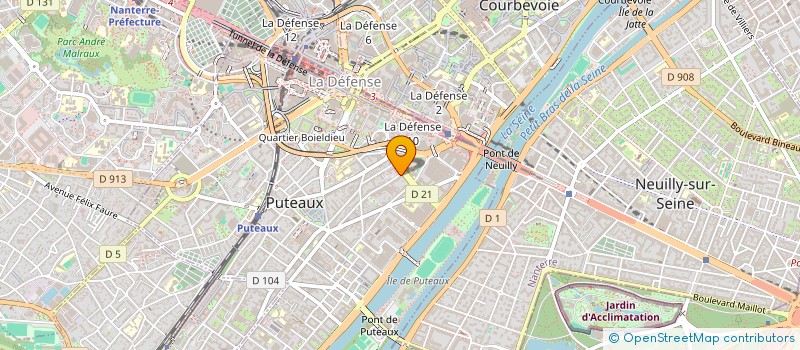 localisation de l'entreprise GERA NIUM à PUTEAUX