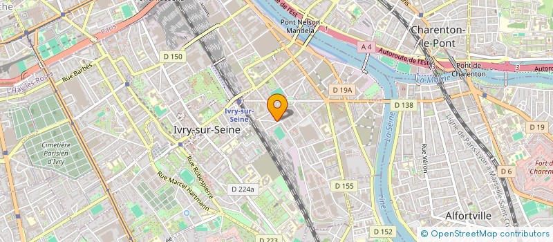 localisation de l'entreprise GERA8 IMMOBILIER  IVRY-SUR-SEINE