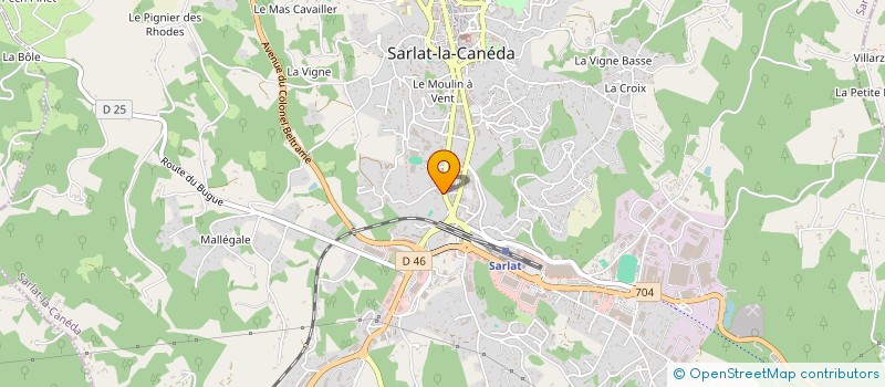 localisation de l'entreprise GERAGHTY LEWIS SDF  SARLAT-LA-CANEDA