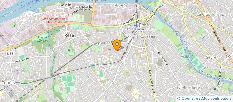 localisation de l'entreprise GERALD BORDIER  REZE