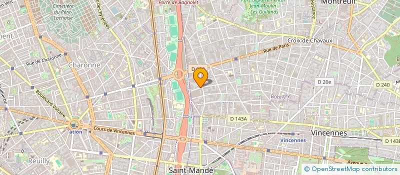 localisation de l'entreprise GERALD CALIXTE à MONTREUIL
