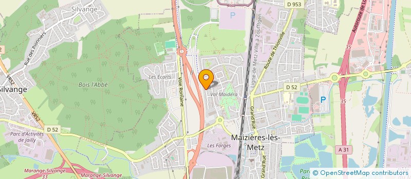 localisation de l'entreprise GERALD PETIT  MAIZIERES-LES-METZ