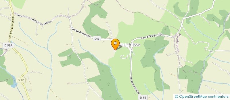 localisation de l'entreprise GERALD REPAR'TOUT  SAINT-URCISSE