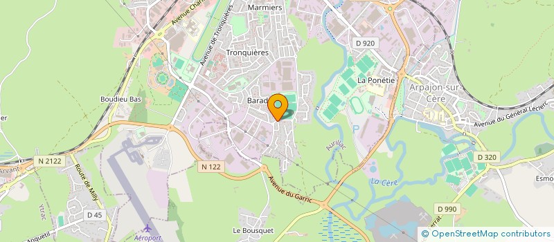 localisation de l'entreprise GERALDINE à AURILLAC